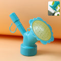 Universal bottle sprinkler head nozzle transforming plastic bottle into flower-shaped plant watering tool