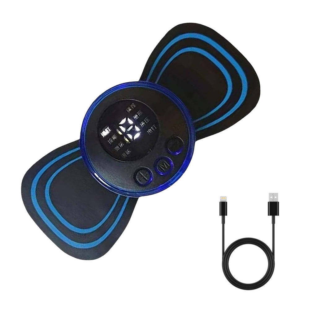 Compact portable USB neck massager for on-the-go relief from Indo Glow.
