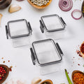 Kitchen storage container with airtight aero lock lid keeping food fresh