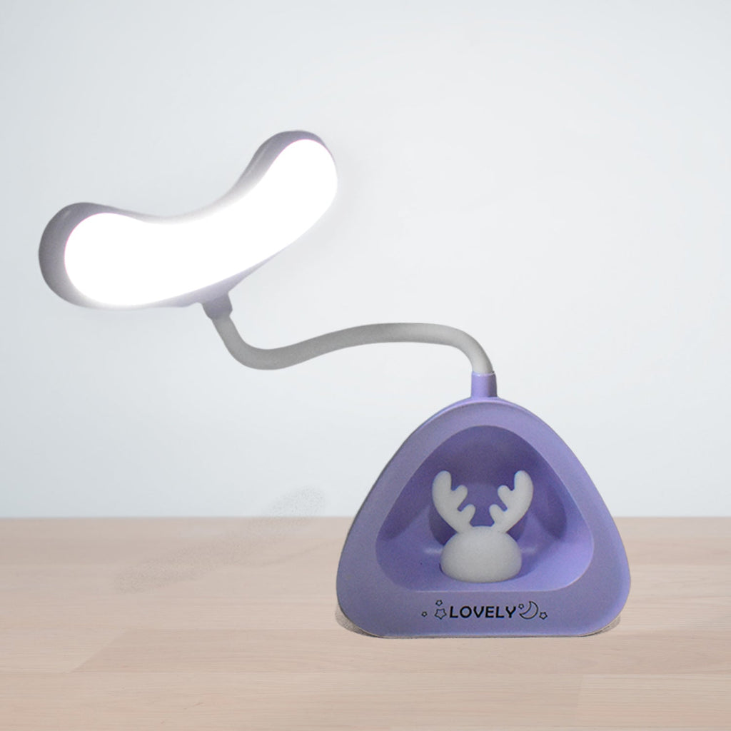 Adorable owl LED desk light, perfect for focused study.