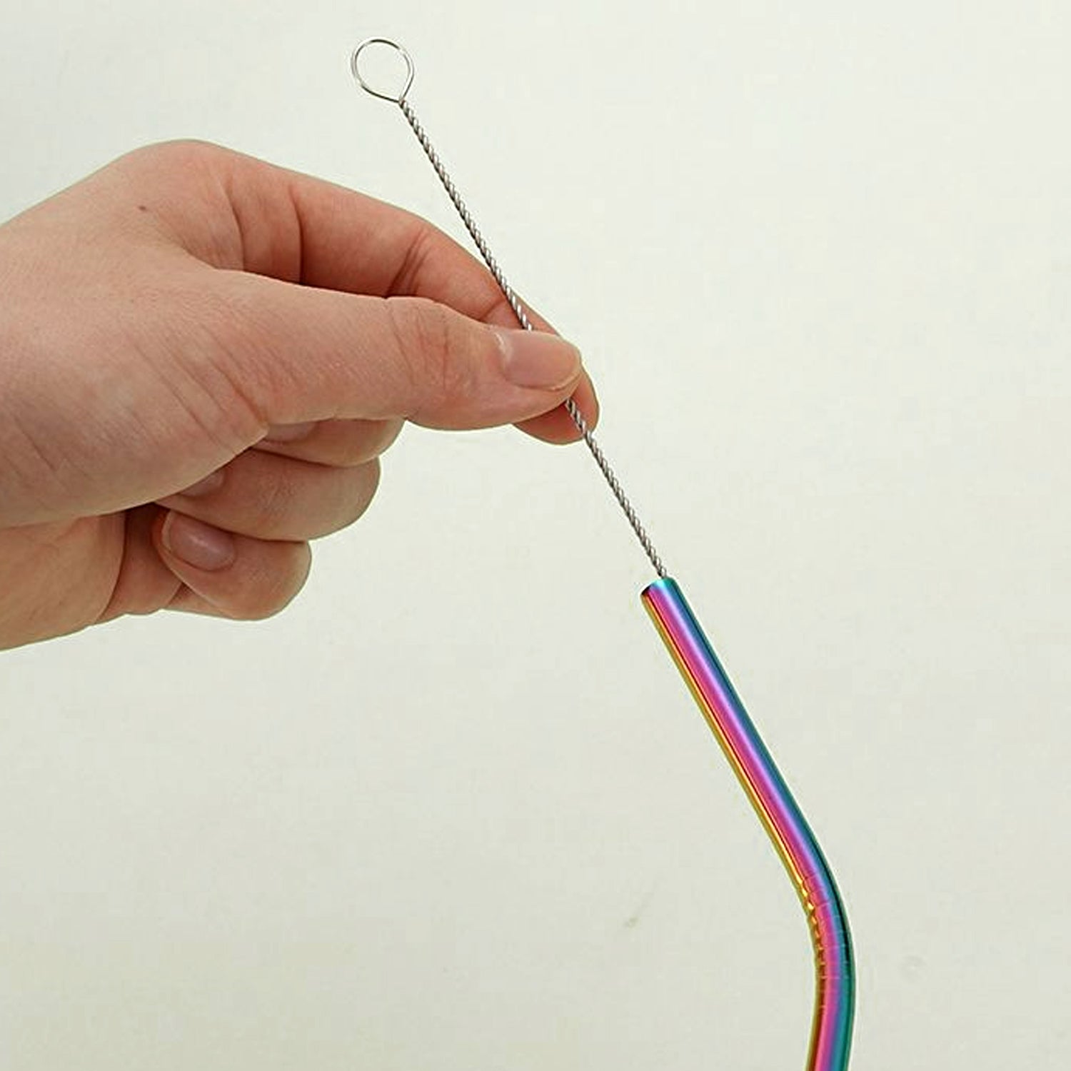 Multiple cleaning brushes designed for reusable straws and narrow bottles