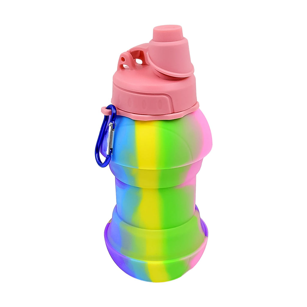 Stylish and compact foldable water bottle, ideal for gym and outdoor activities.