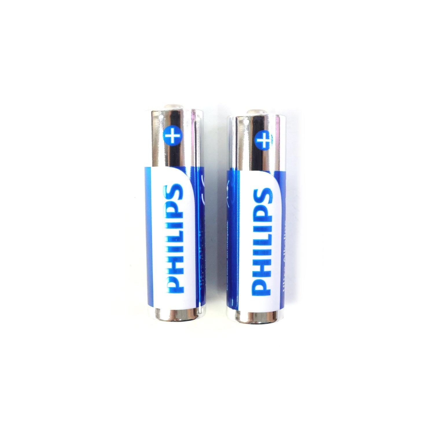 Pack of 2 alkaline AAA batteries for household electronics