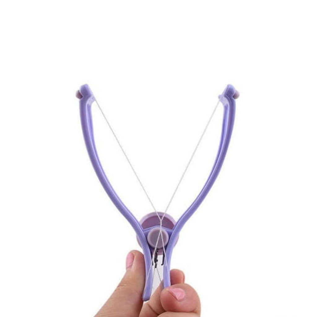 Slique Hair Removal Threading Kit components neatly arranged on a white background.