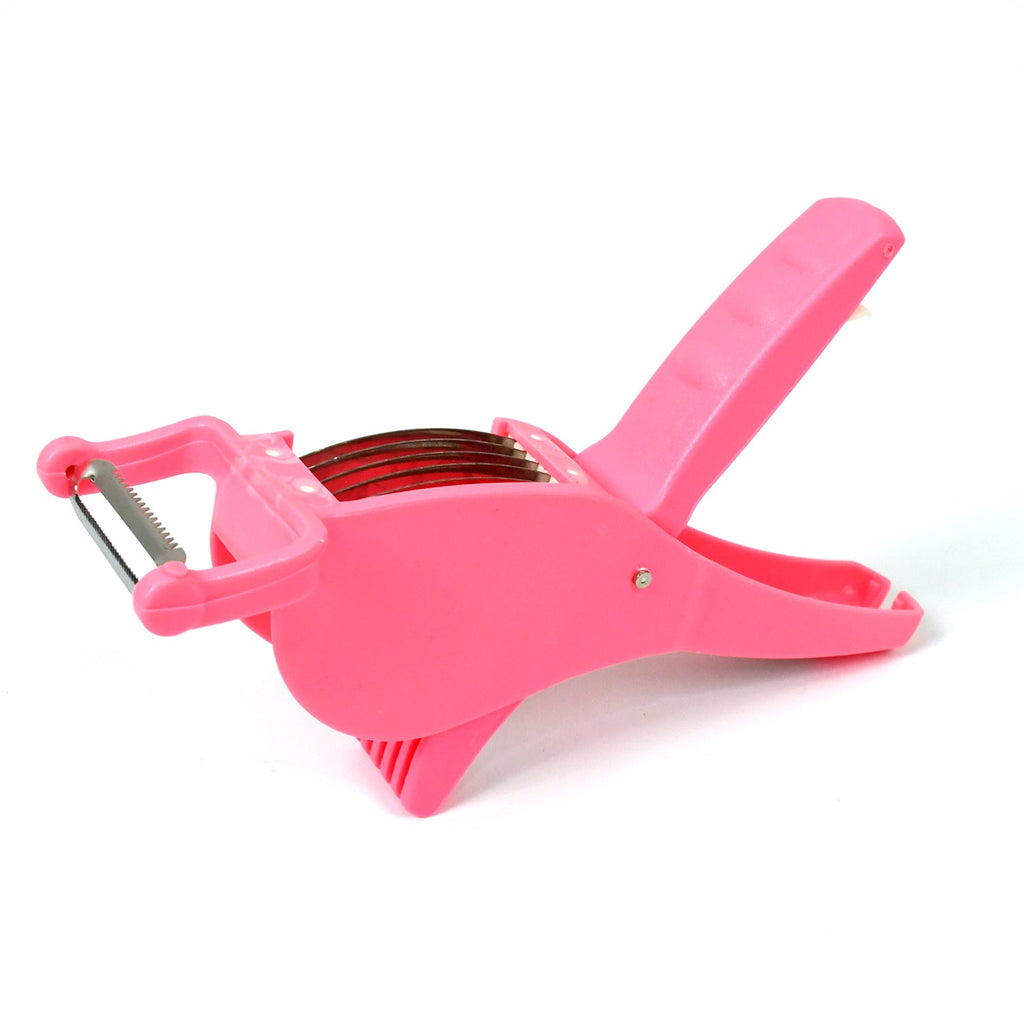 Compact and sleek design of the 2-in-1 kitchen tool, ideal for easy storage.