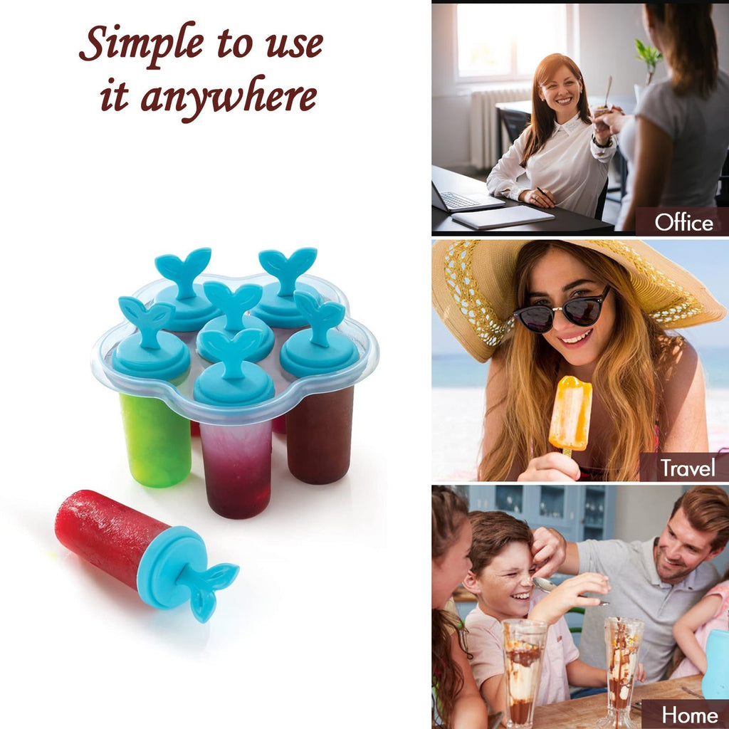 Easy-release ice candy mold for perfect homemade popsicles.