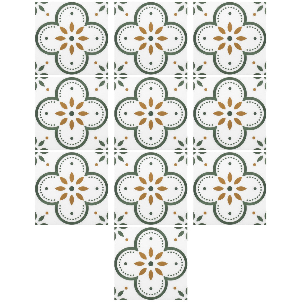 A single patterned Peel and Stick Tile showcasing its design and texture.