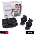 Wireless ABS stimulator device with remote control for easy operation.