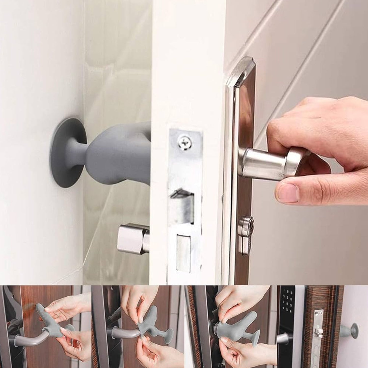 Anti static door knob cover