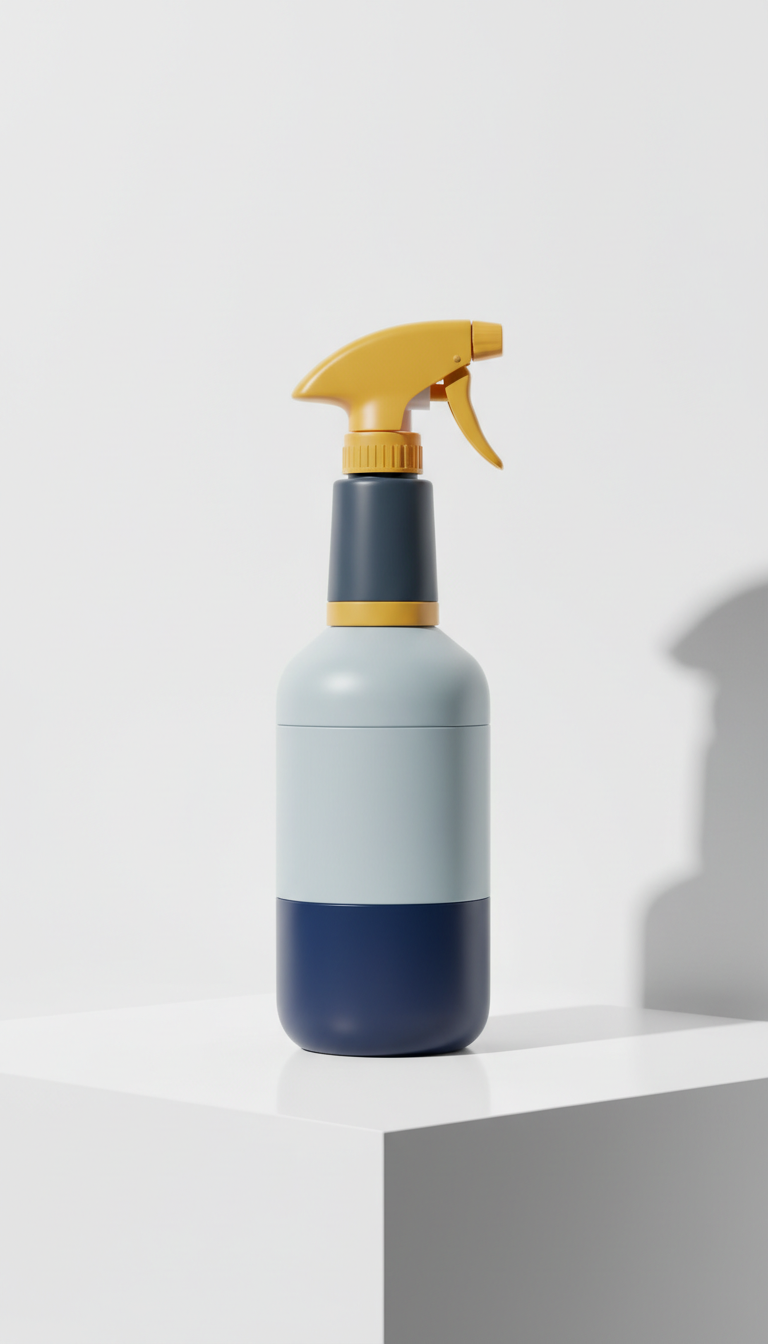 Modular cleaning spray bottle