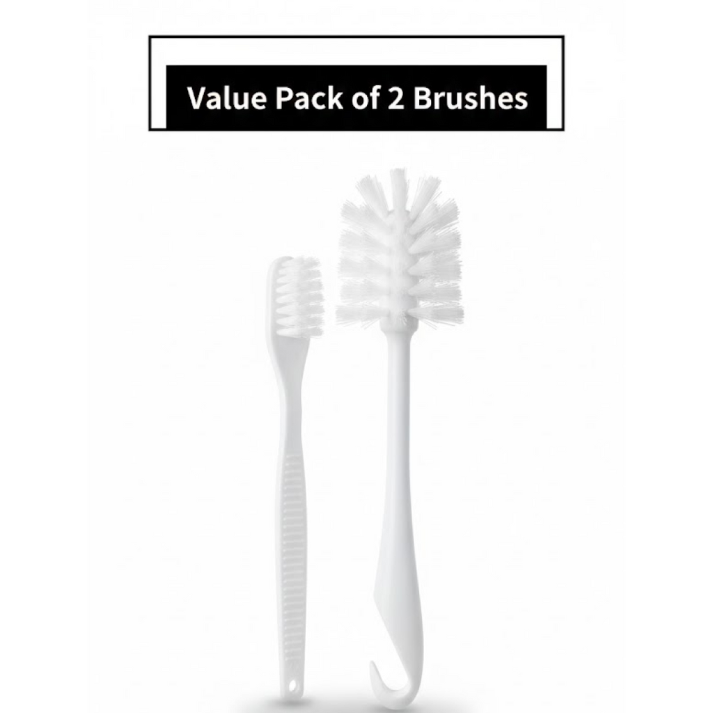 Close-up of brush bristles showing durability
