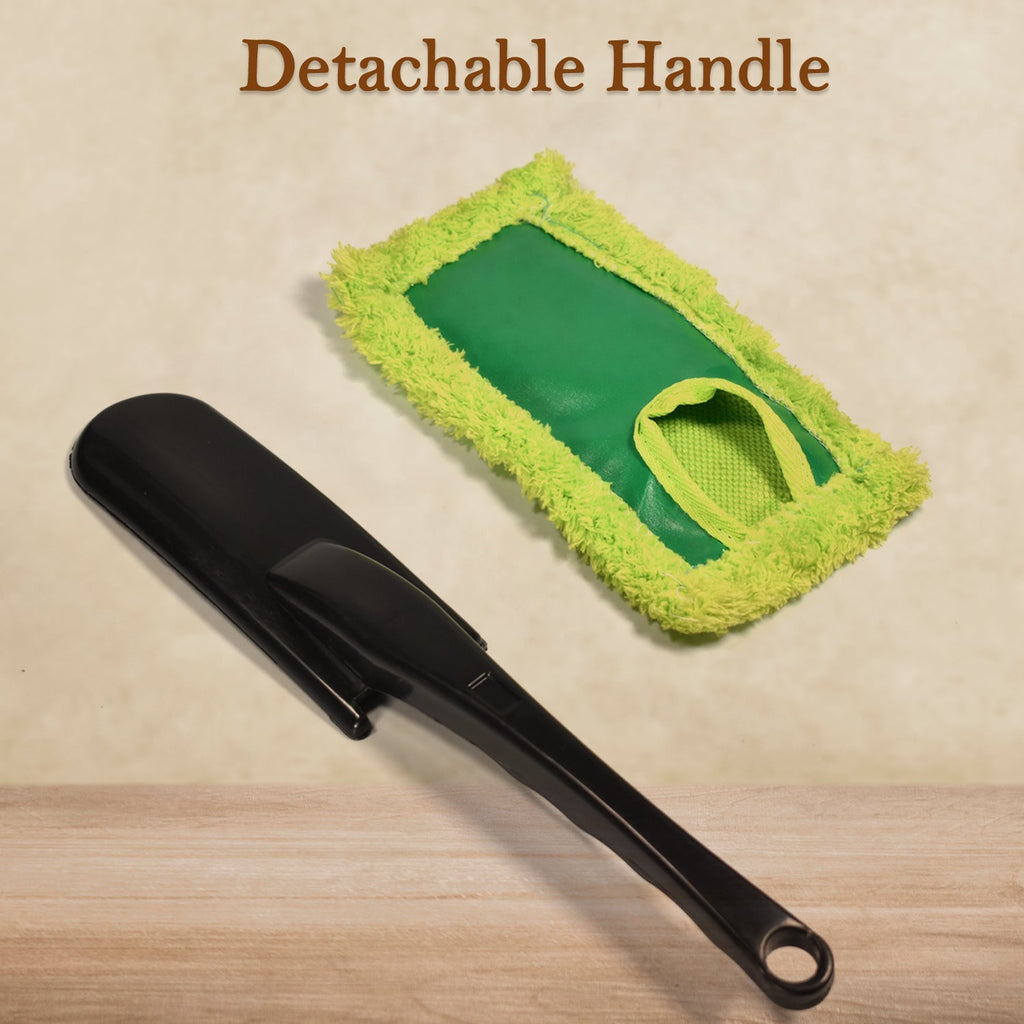 Microfiber duster head designed for effective and gentle car cleaning on all surfaces.