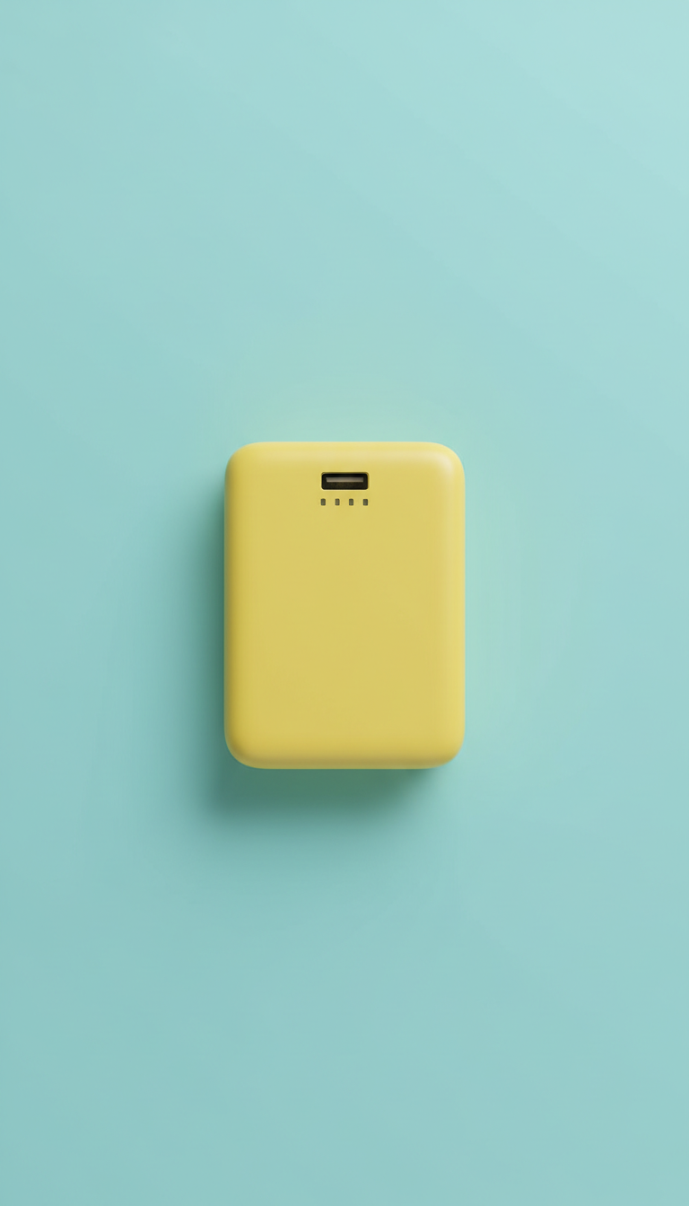 Mini Portable Phone Charger Neon Shell