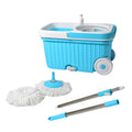 Ganesh plastic spin mop with bigger wheels for easy floor cleaning.