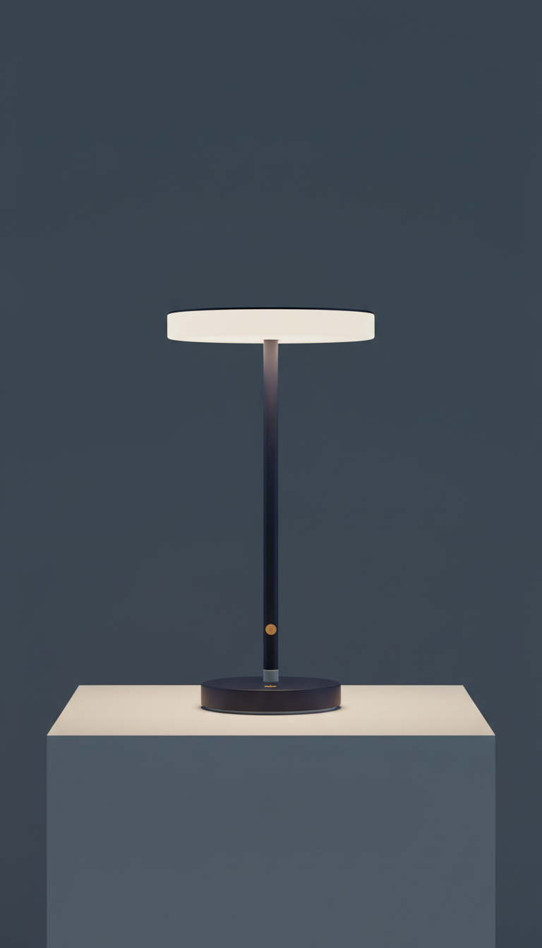 Minimalist wireless desk lamp
