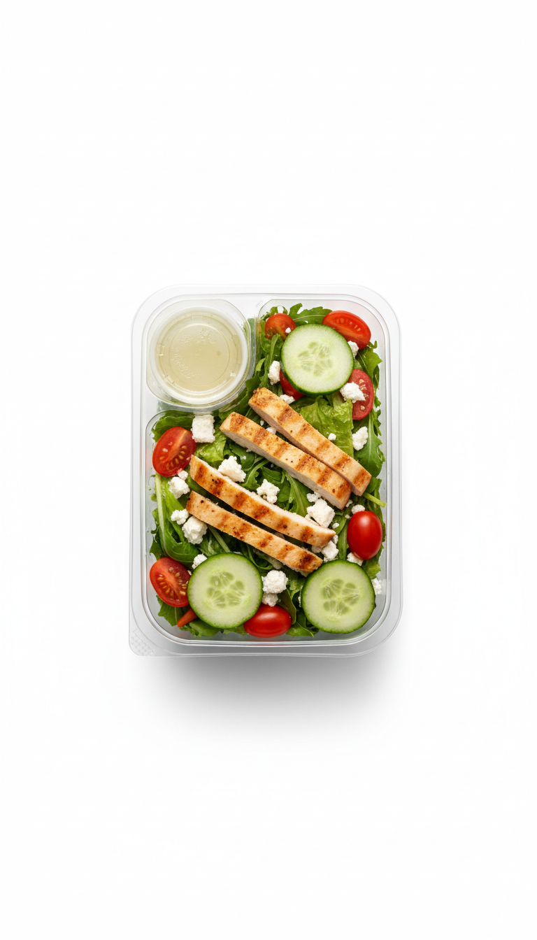 Grab-and-Go Salad Pack Rainbow Veggies