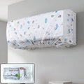 AC Dust Cover, Waterproof Folding Split AC Protector | Velvet Wheels front view for fresh air comfort