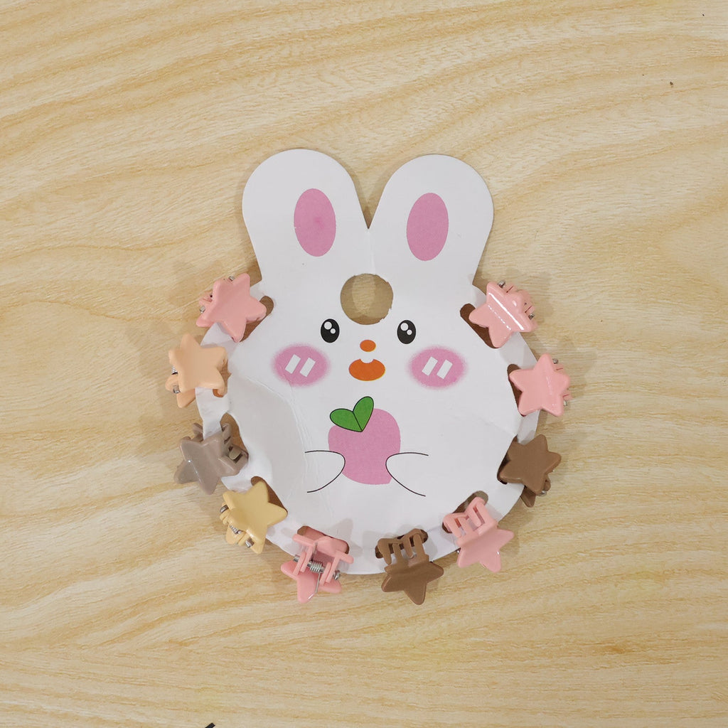 Mini Hair Claw Clips for Kids – Colorful Gentle Hold Set
