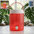 Front view of ChillPour's 4.5 litre plastic water jug with diamond cut design.