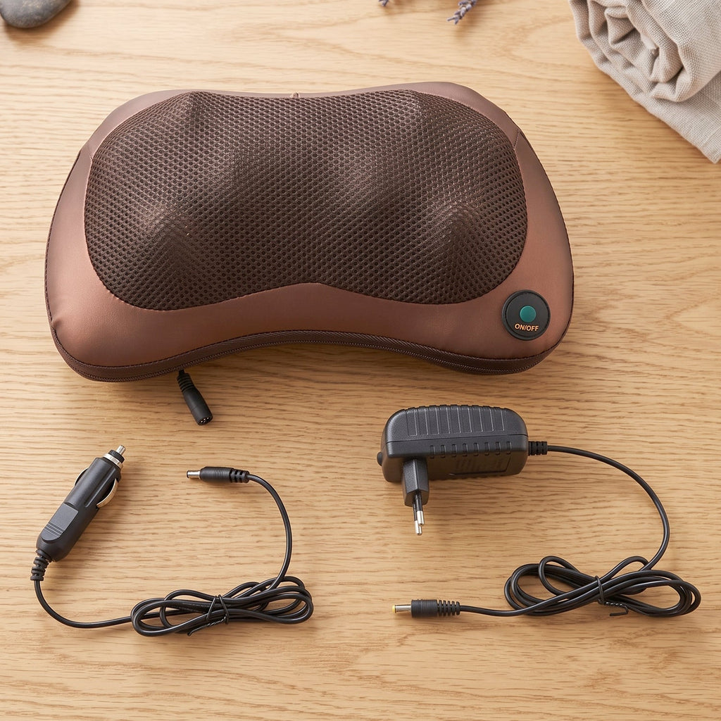 Professional Massage Pillow – Heat & Rollers | Velvet Wellness