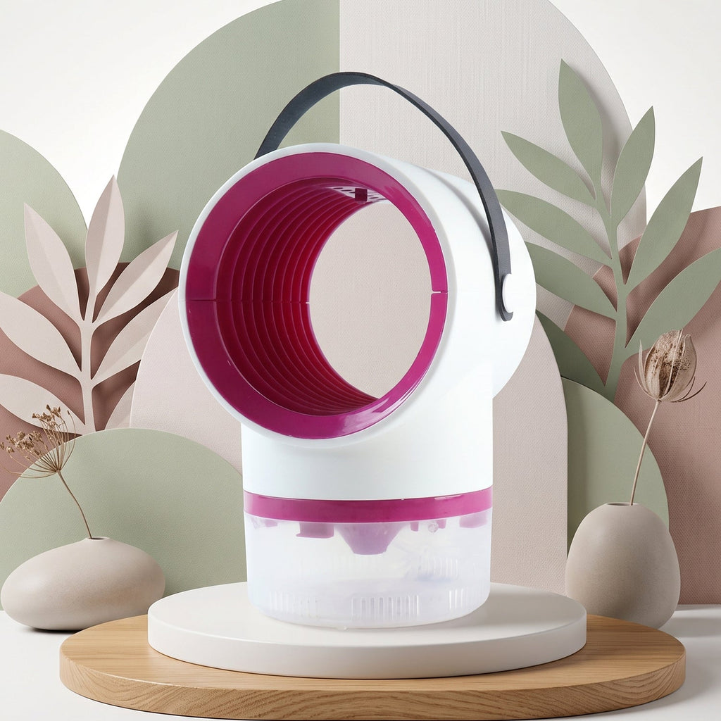 USB insect trap with UV light and handle for easy moving
