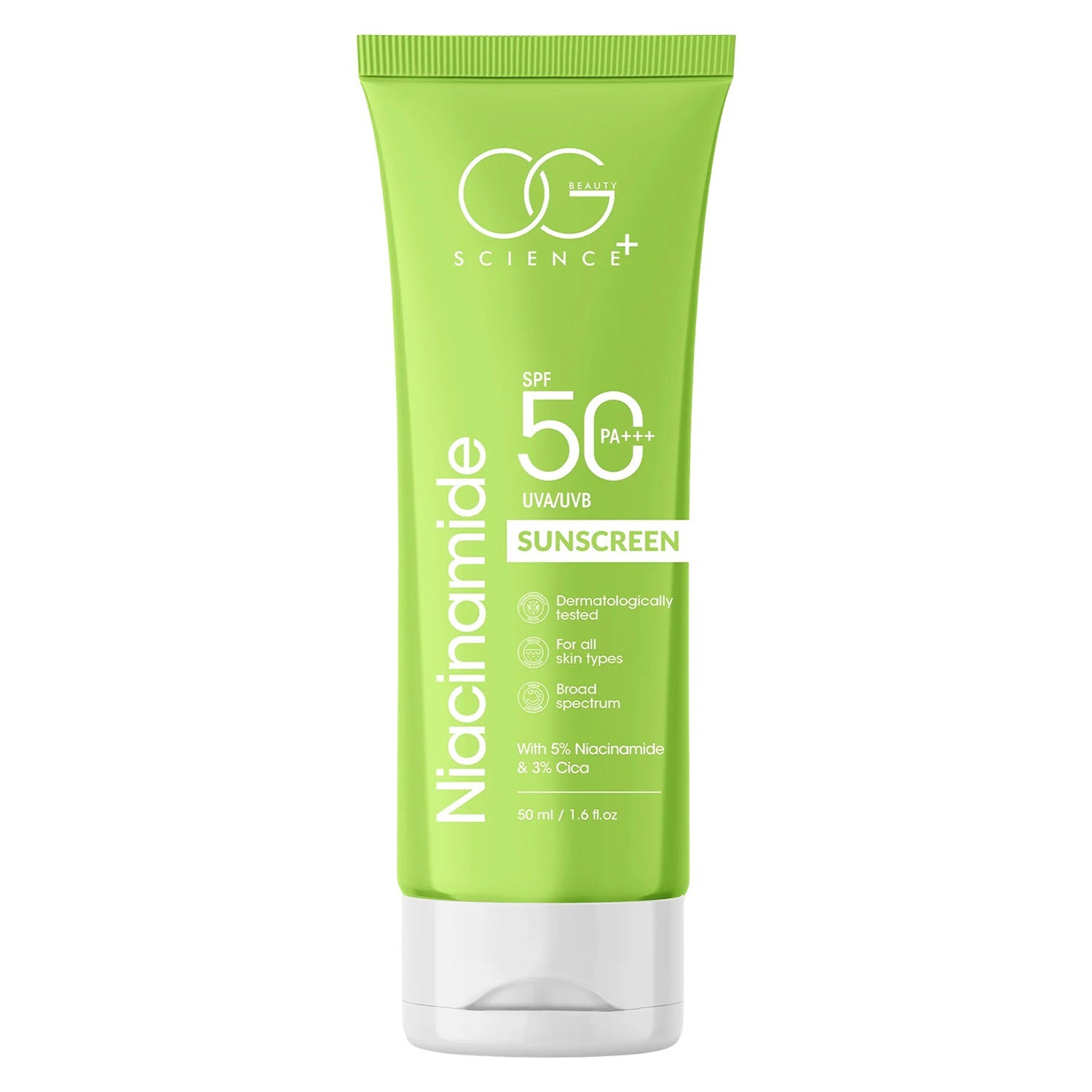 Niacinamide FreshShield lightweight sunscreen SPF 50 PA+++ for sensitive skin