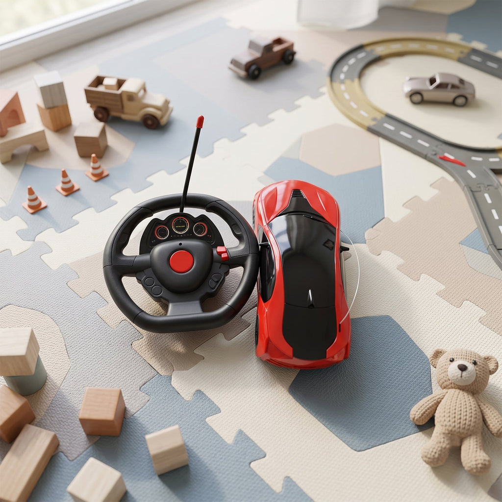 Remote Control Car for Kids – Fast Steering & Lights | Spark Tots
