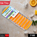 Assorted colorful ice stick trays for water bottles, ready for use.