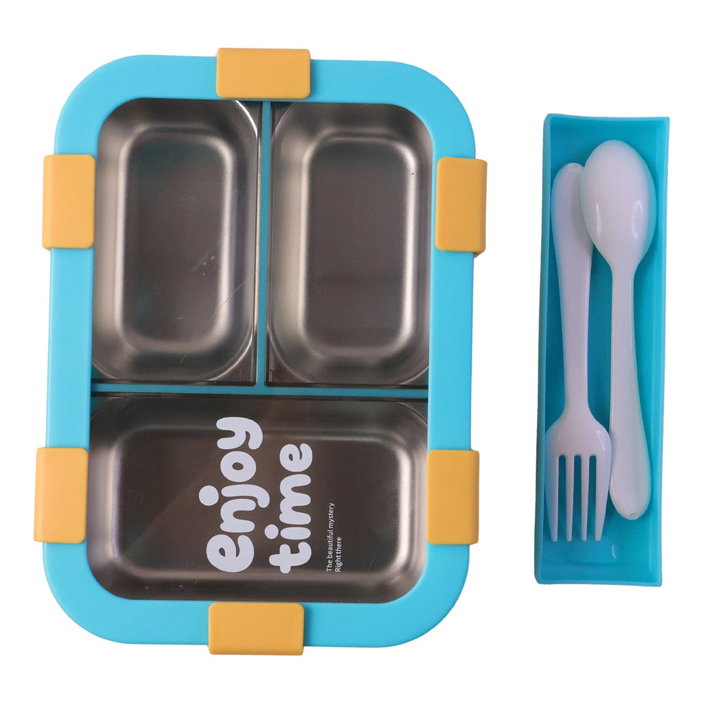 Leak-proof stainless steel food container for kids and adults
